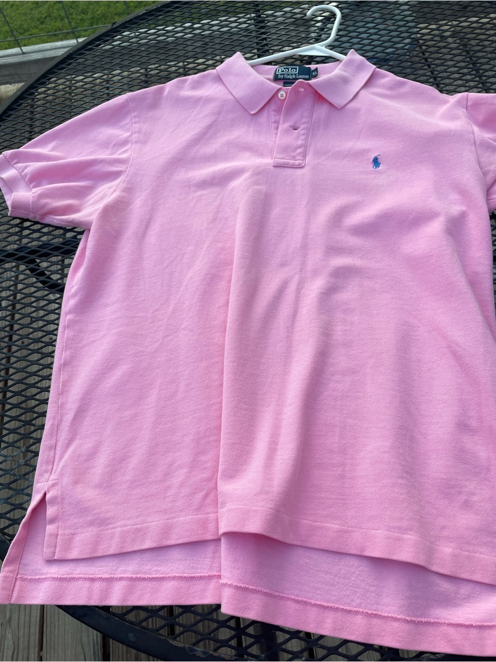 Polo by Ralph Lauren Light Pink Polo with Blue Pony the original shirts by POLO